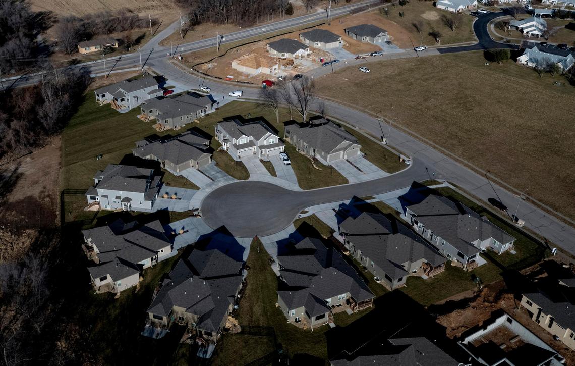 The northwestern Johnson County town of De Soto had a record year in 2019 for new home construction. Single-family homes and duplexes have popped up across the city, including at the Arbor Ridge subdivision.