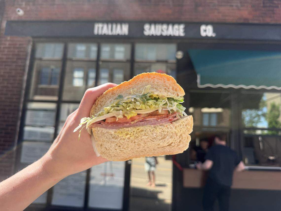 The Italian Sausage Co. has opened in the Rivermarket.