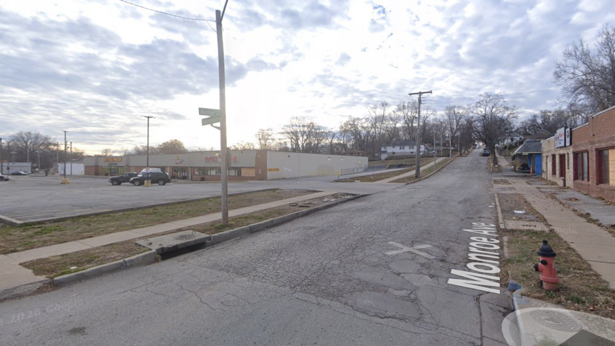 Kansas City police are investigating the death of a man who was found unresponsive near the intersection of Independence and Monroe avenues in northeast Kansas City on June 9, 2026. This Google Maps screenshot shows the area in December 2023.