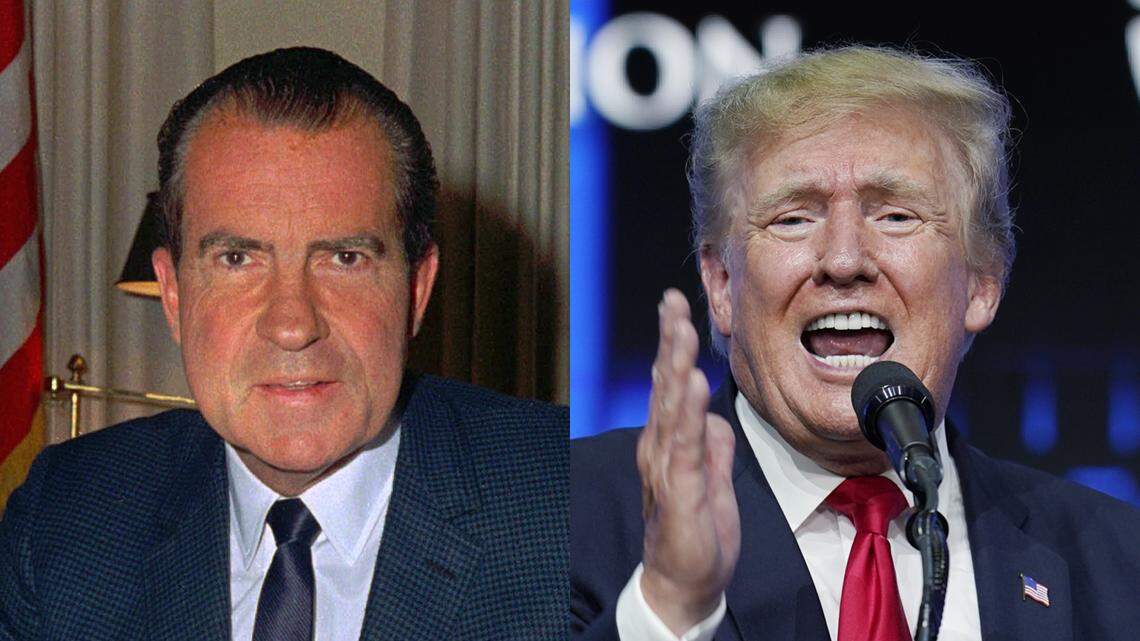 Nixon tried to rig an election, too. But unlike Trump, at least he tried to hide it