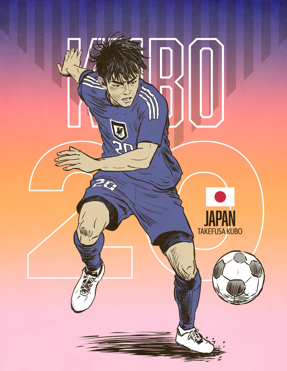 Japan forward Takefusa Kubo
