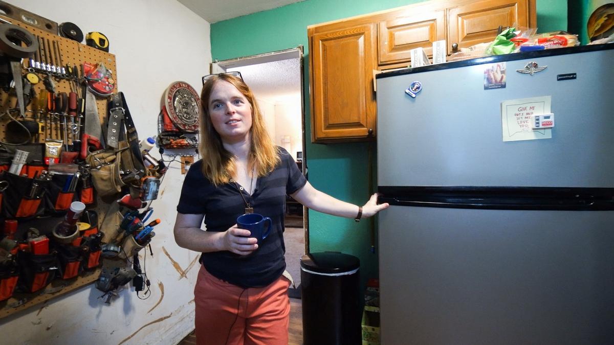 Jenna Squires didn’t have a kitchen in her dollar house until probably seven months ago.