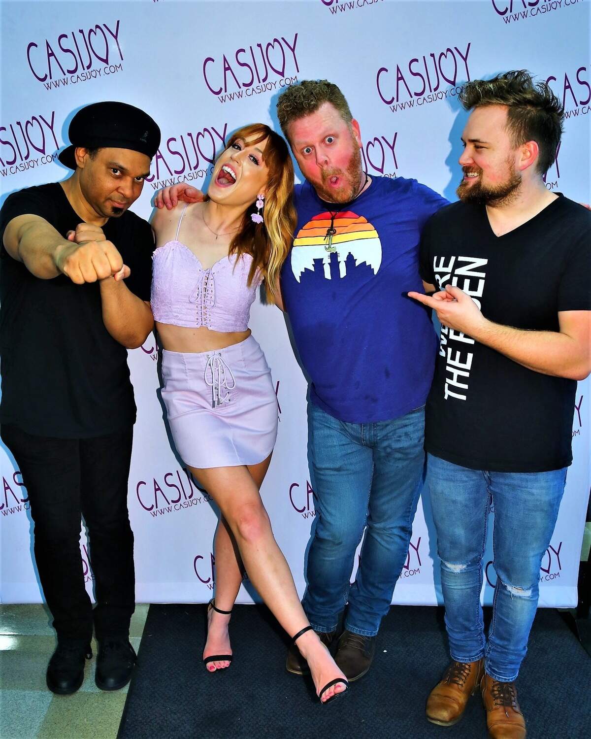 Casi Joy (vocals, guitar, keyboard) and her band, from left: Go-Go Ray (drums), Chris Thompson (bass) and Zach Hord (guitar).