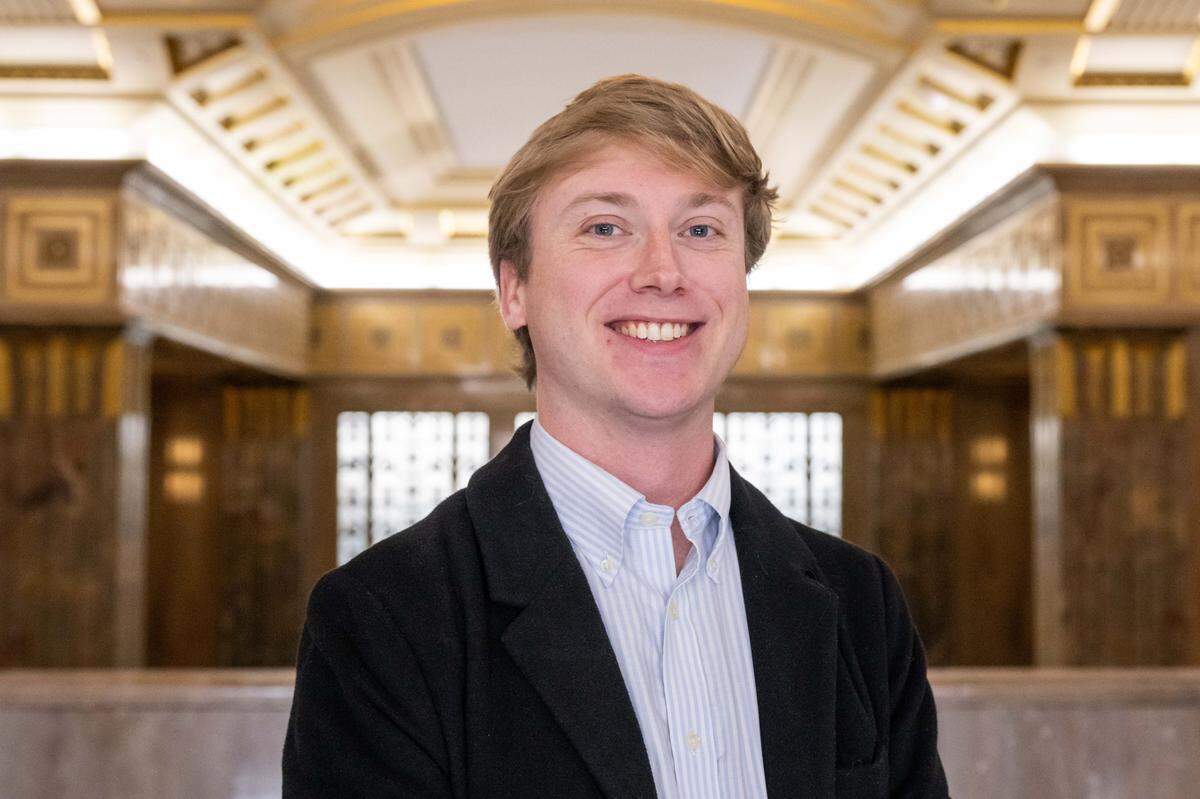 Kansas City Star Democracy Insider Kacen Bayless at City Hall on Thursday, December 11, 2025, in Kansas City.