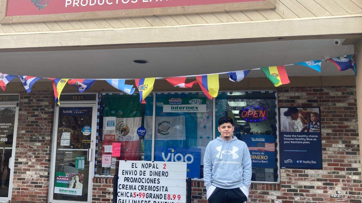 Ever Hernandez, 24, is owner of El Nopal 2, a grocery store at 7837 Parallel Parkway in Kansas City, Kansas. Hernandez said as many as 40 thieves, using fake checks, ripped off the store on Saturday for as much as $32,000.
