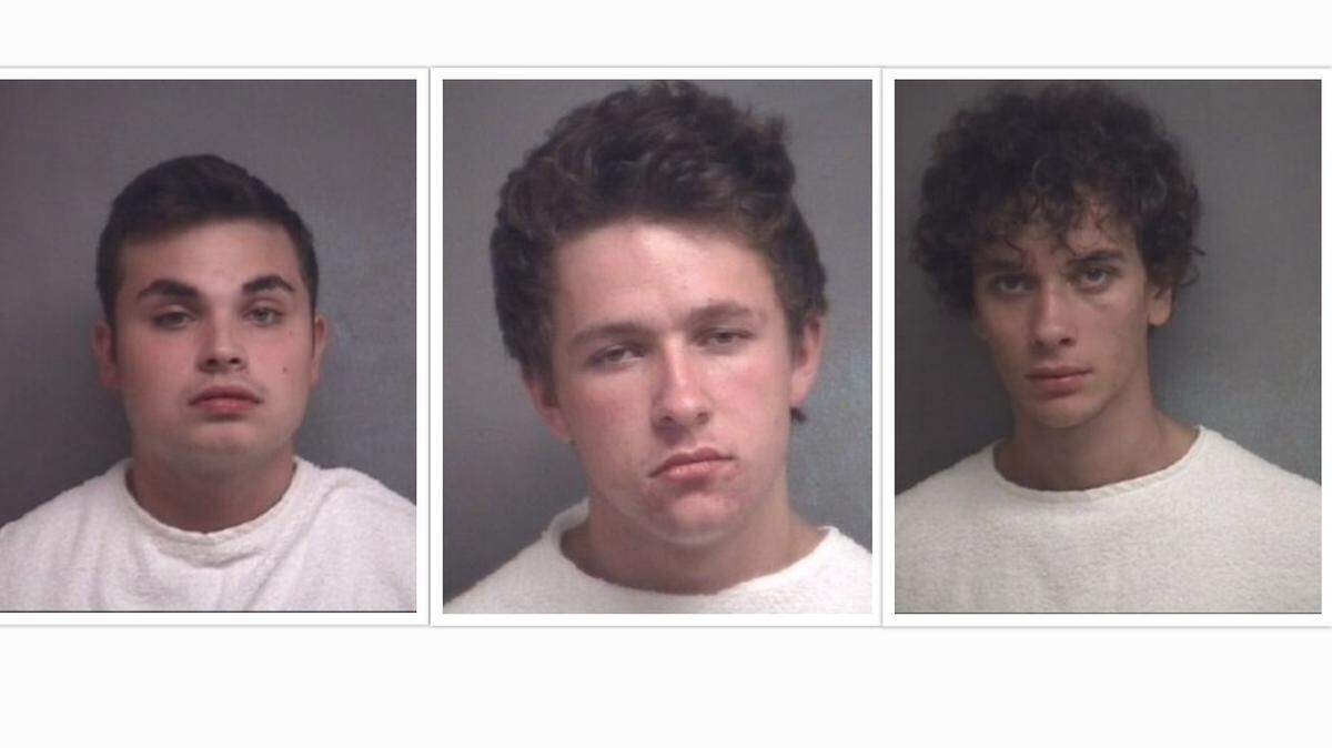 Ryan Mace-Canterbury, Trevin Dicks and Cayden Garvin have been charged after Missouri police say they robbed a man and posted video of it to Snapchat.