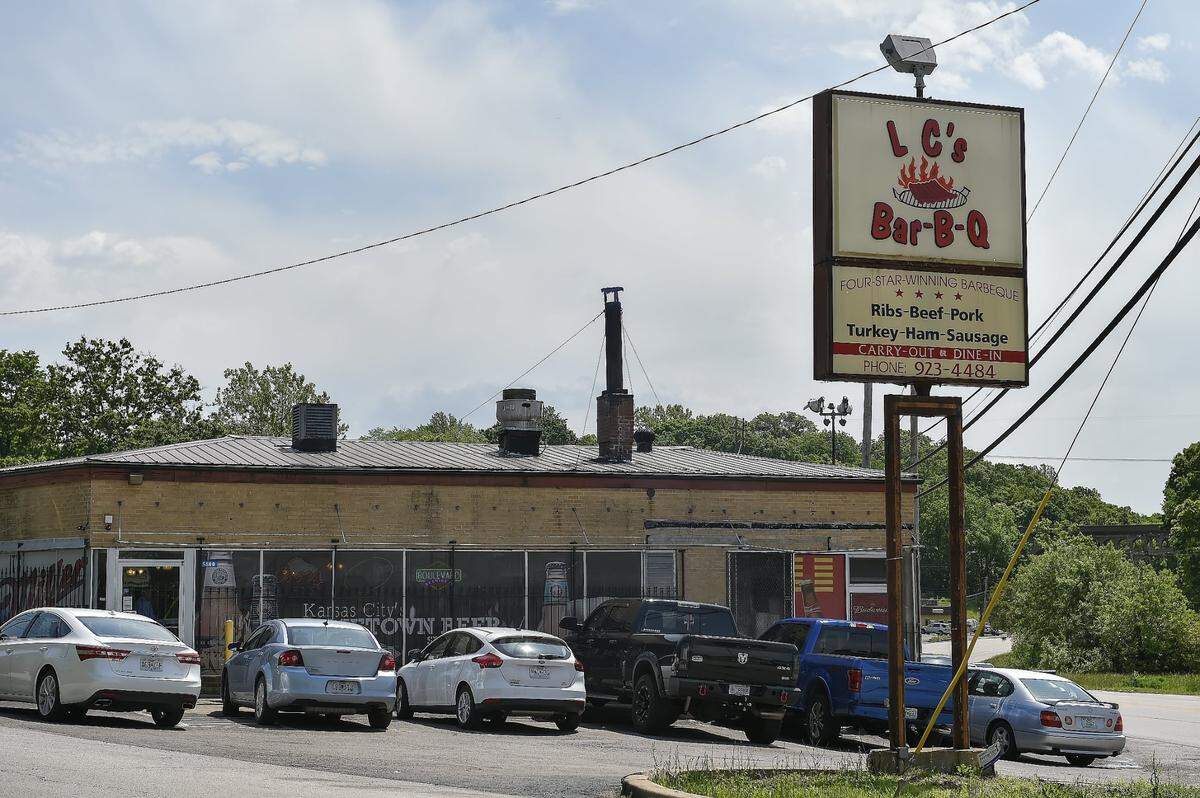 L.C.’s Bar-B-Q at 5800 Blue Parkway in Kansas City, Mo.