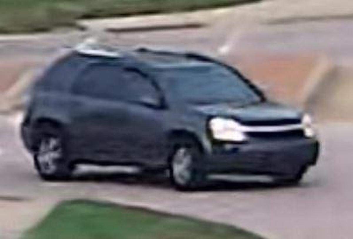 The Overland Park Police Department is looking for a vehicle believed to be associated with a suspicious fire that happened around 7 p.m. Wednesday at the Casa Del Fuente Apartments in the 11700 block of Melrose Street.