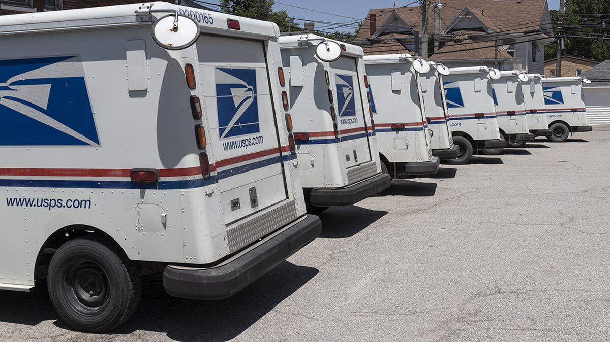 Lebanon - Circa June 2022: USPS Post Office Mail Trucks. The Post Office is responsible for providing mail delivery.