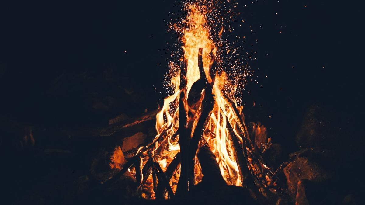 A bonfire, not the one pictured, exploded on Friday, Oct. 14, injuring dozens of people, Wisconsin officials say.