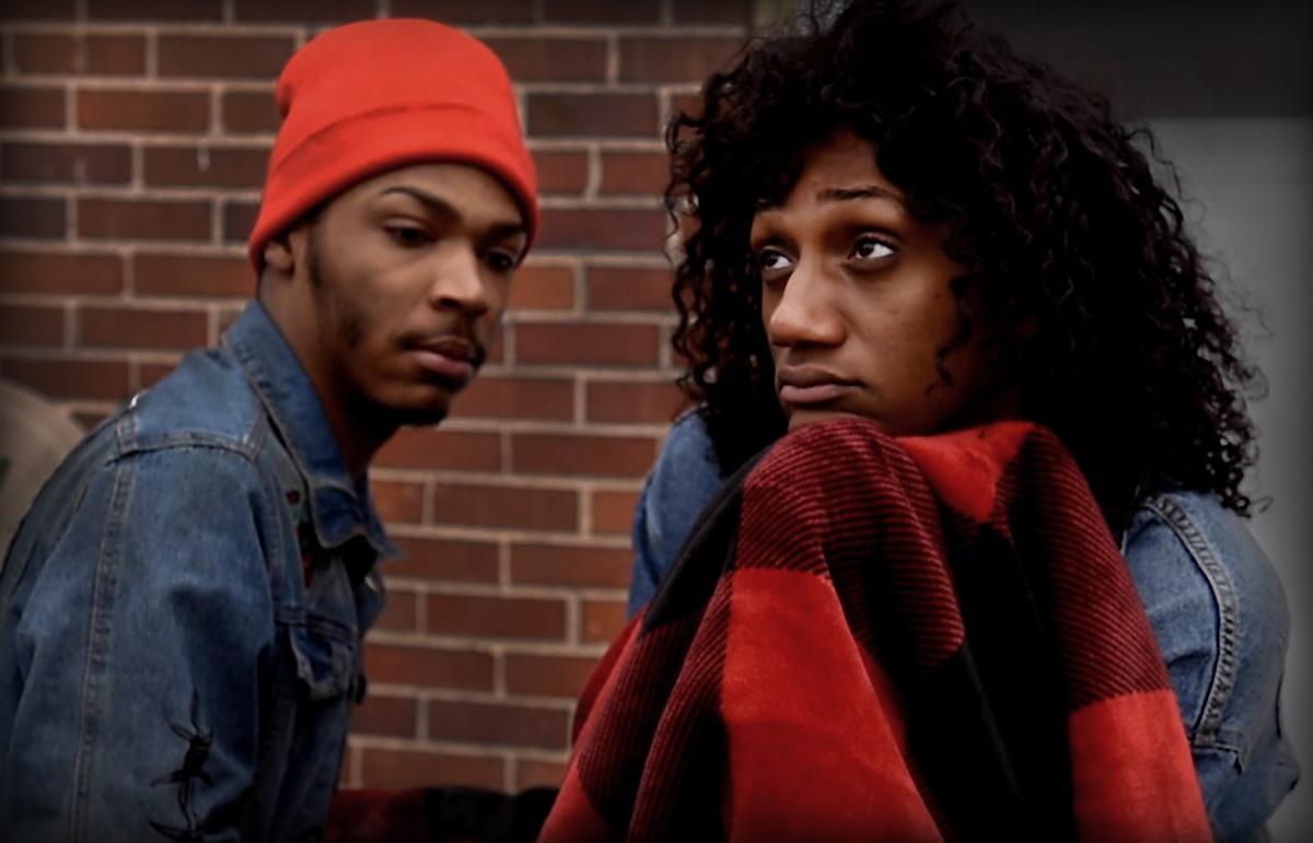 Camwell Renaud, left, and Gaunni LaPorte, residents of Juniper Gardens Apartments in Kansas City, Kansas, say living conditions at the complex were alright when they moved in, but have become more difficult over time.