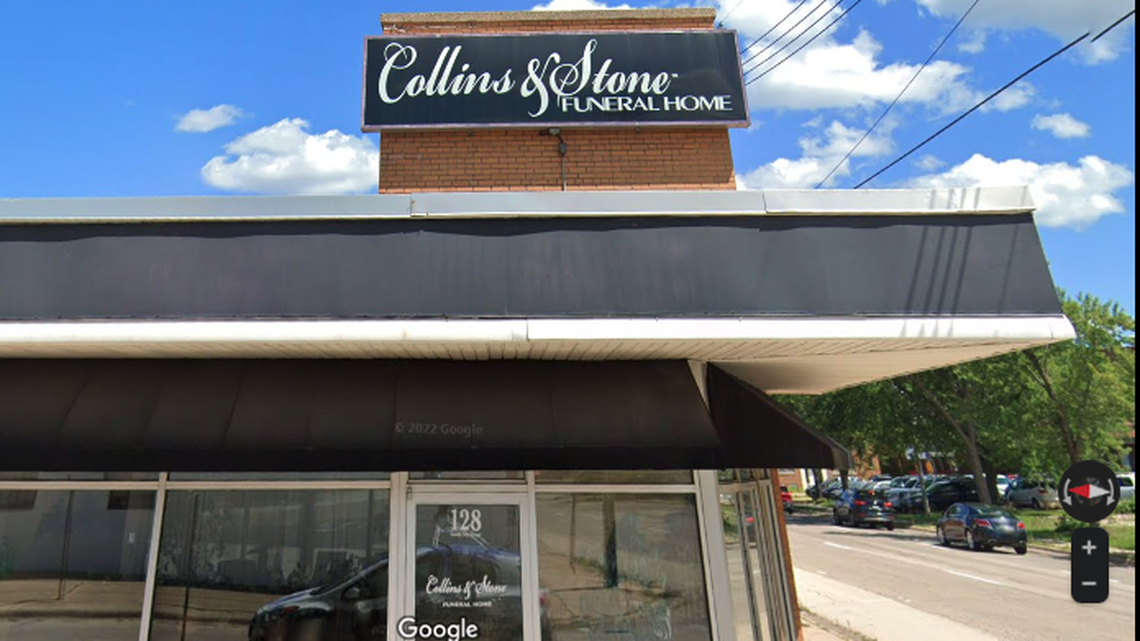 A van with a body inside was stolen from Collins & Stone Funeral home in Rockford, Illinois, police say.