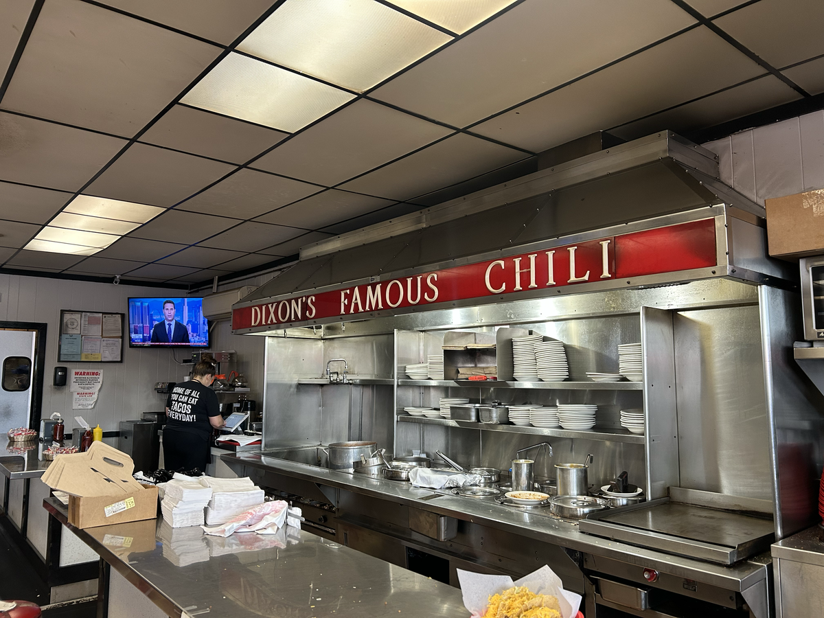 Dixon’s Famous Chili Parlor earned the “Famous” name after a photographed visit from President Harry Truman.