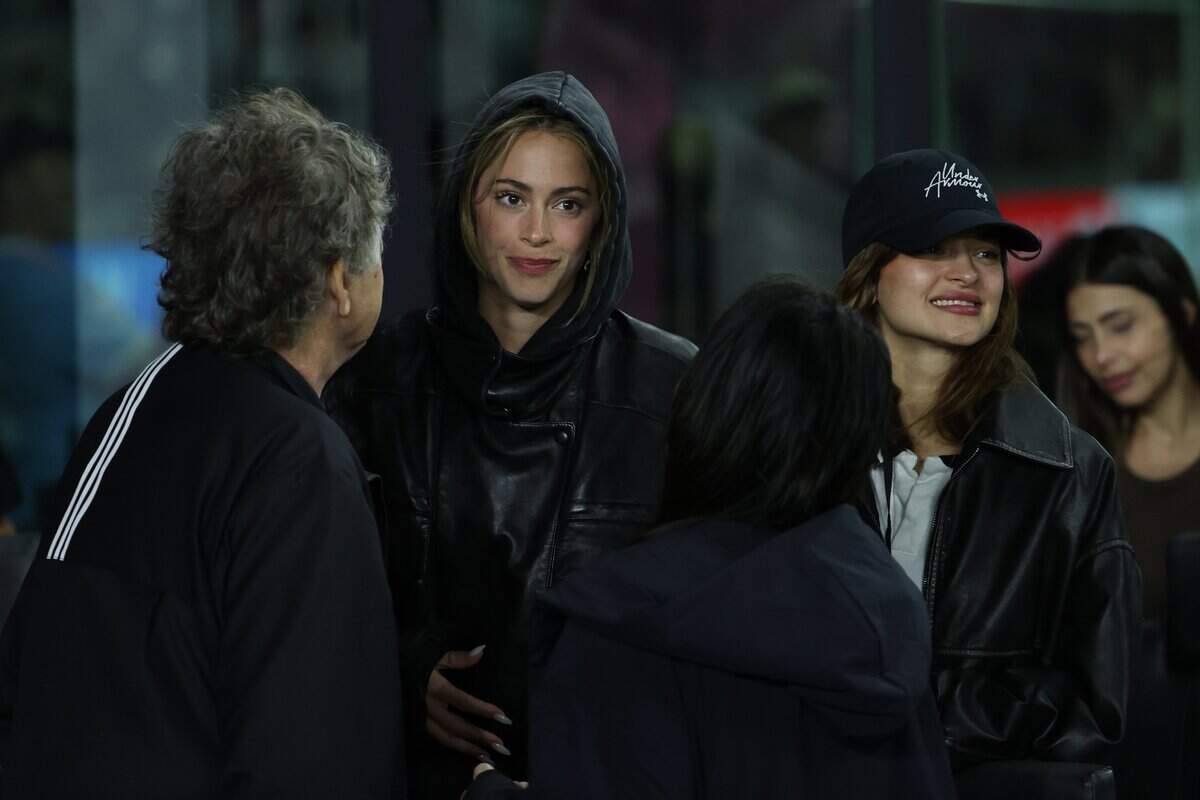 Tini Stoessel attends the Audi 2025 MLS Cup eastern conference final match between Inter Miami CF and New York City FC at Chase Stadium on November 29, 2025 in Fort Lauderdale, Florida.