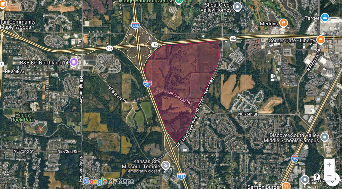 The Pioneer Crossing development is planned for a 472-acre site in Clay County.