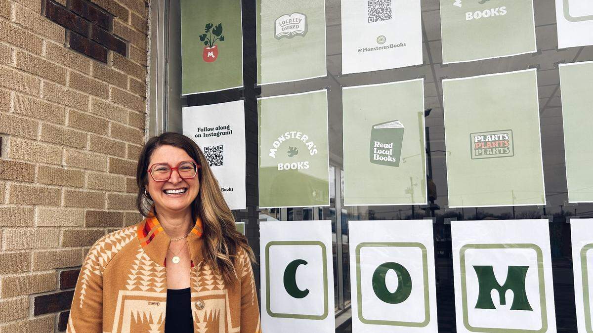 Kate Wieners and her husband, Justin, are opening a bookstore in downtown Overland Park. It will also sell plants.