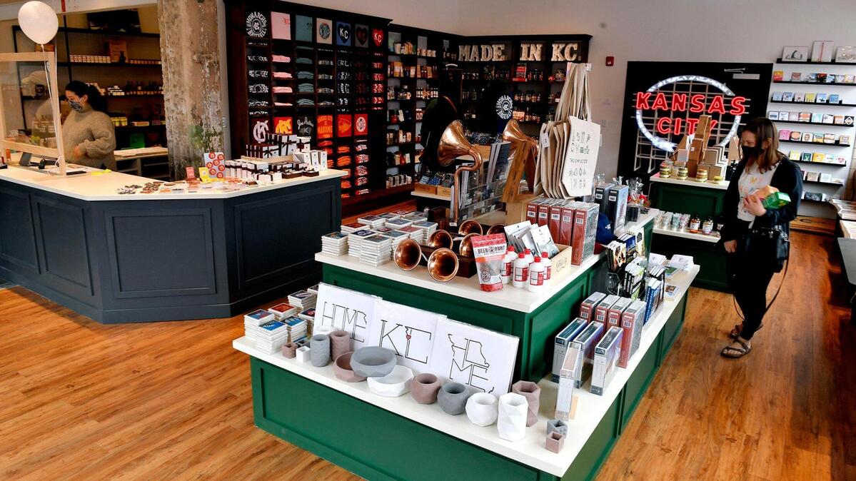 The Black Pantry is “along the lines of a general store,” says owner Brian Roberts, selling “… hair products, pancake mixes, popcorn, jams, candles” and more, all made by Black-owned businesses.