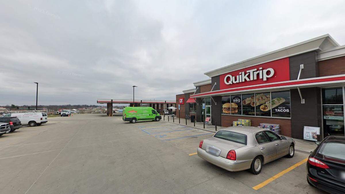 Raytown police said a woman was reportedly kidnapped at gunpoint from a QuikTrip location on Highway 350 Sunday afternoon. This Google Maps screenshot shows the gas station in May 2022.