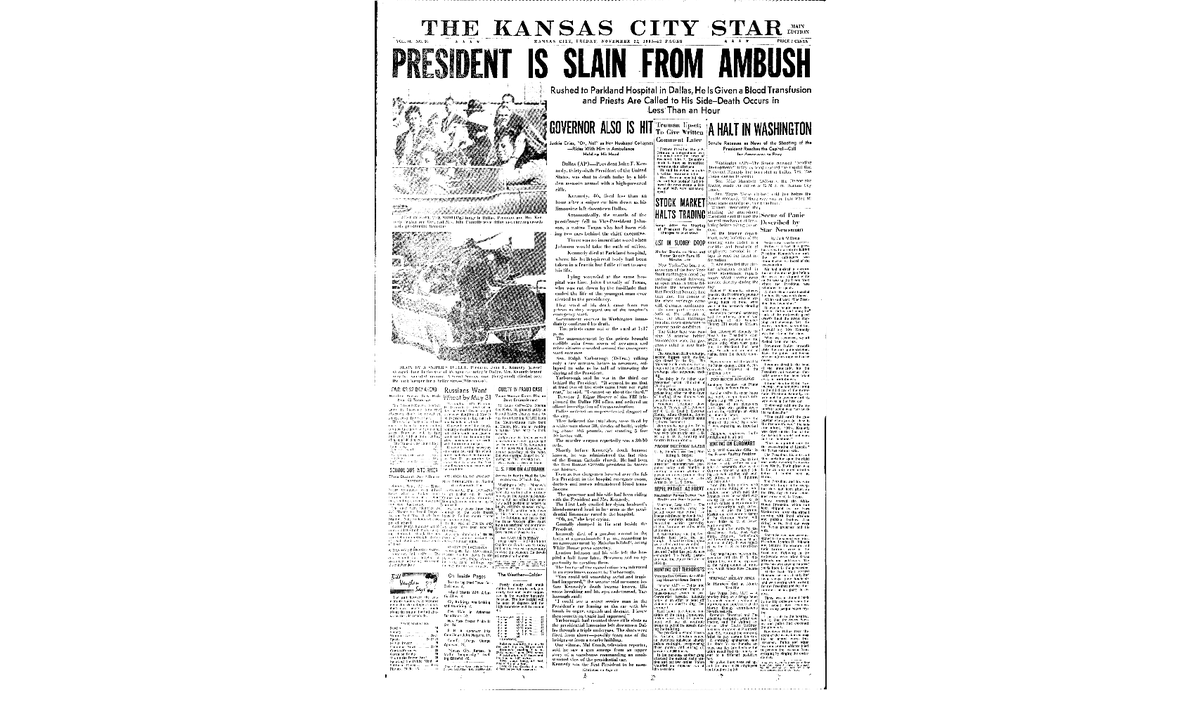 The Kansas City Star, Nov. 22, 1963