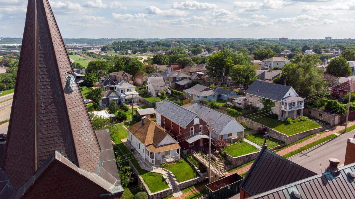 The Strawberry Hill neighborhood in Wyandotte County. Wyandotte County residents paid the highest effective property tax rate in the metropolitan area in 2023.