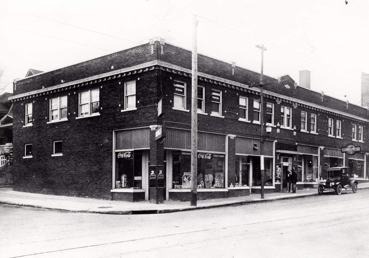 The McConahay Building, once the home of Laugh-O-gram Films, ca. 1925