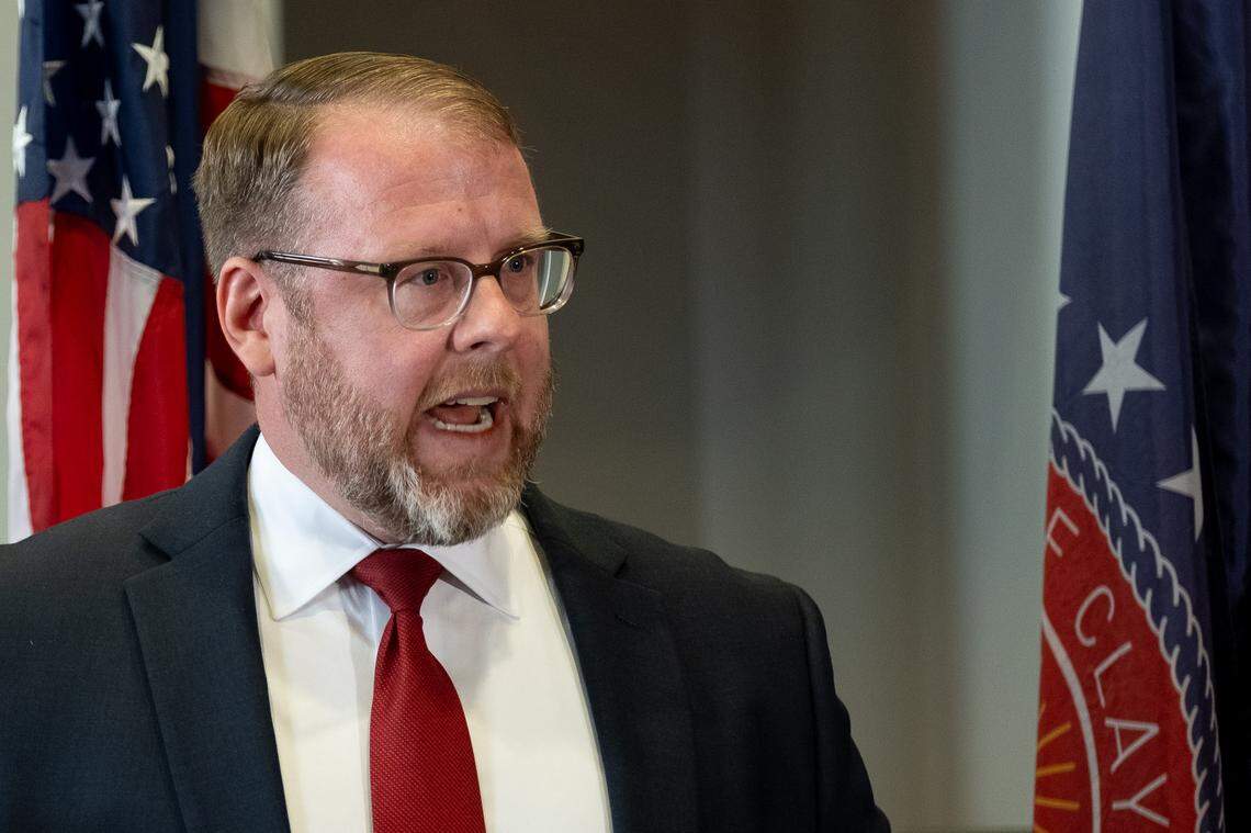 Clay County Prosecutor Zach Thompson announced Tuesday, Jan. 13, 2026, that his office charged 42-year-old Jeffrey Traviss King with first-degree murder and armed criminal action in the fatal shooting of his neighbor, 41-year-old Chris Wells, during a fight in the 2500 block of Northeast 78th Street in Kansas City’s Northland. King was being held in Clay County jail on $5 million bond.