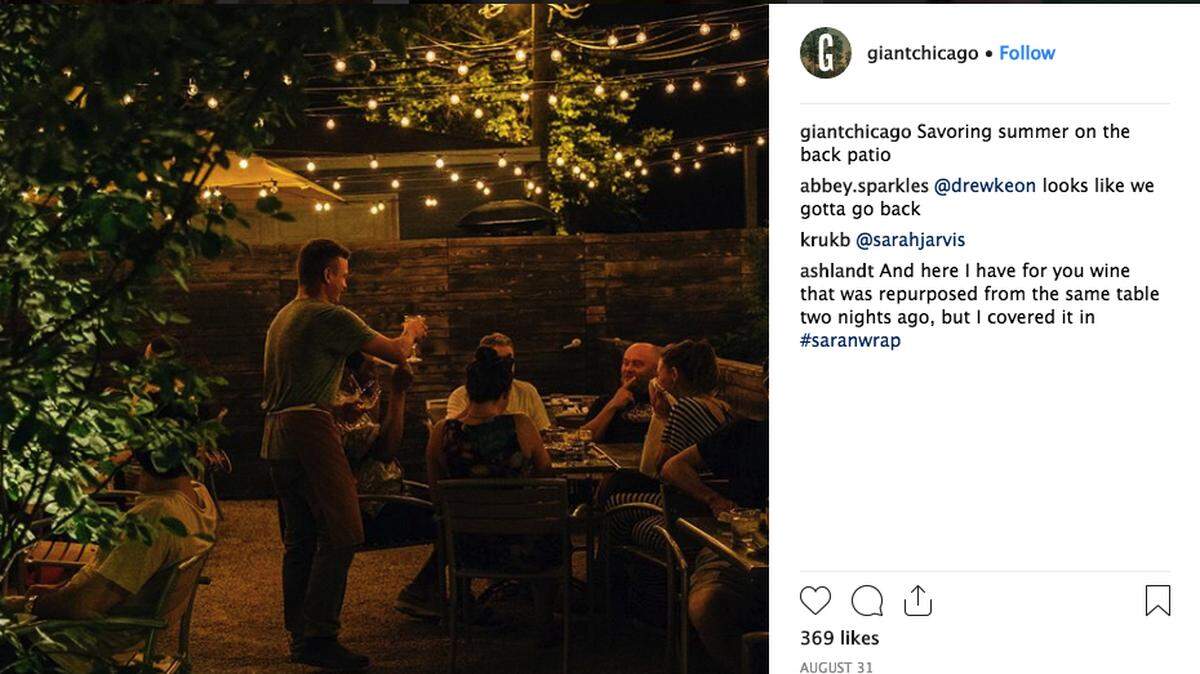 Chicago’s Giant restaurant is in hot water after serving food writers a meal that had been prepared three days before and wrapped in Glad. The foodies were secretly filmed for a Glad commercial.