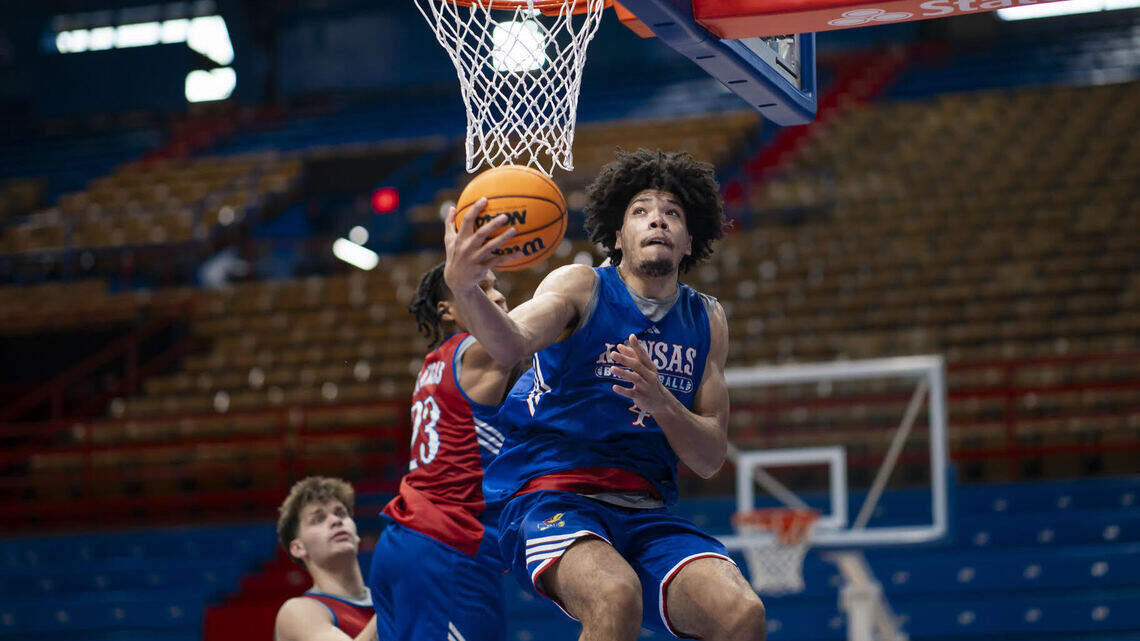 Tyran Stokes dazzles at KU hoops practice: ‘He’s literally like a superhuman’