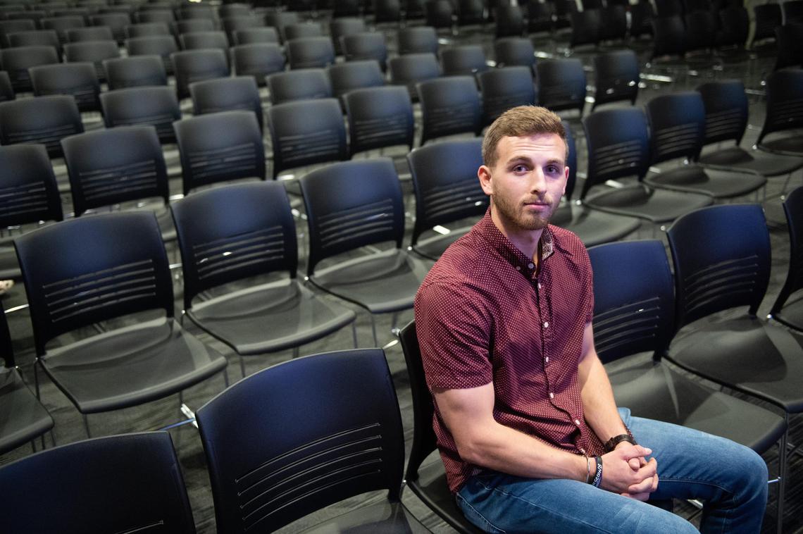 Taylor Webb, a 23-year-old senior at Kansas State University and graduate of Gardner-Edgerton High, came home recently to talk to parents and students in the Spring Hill school district about why he quit vaping.