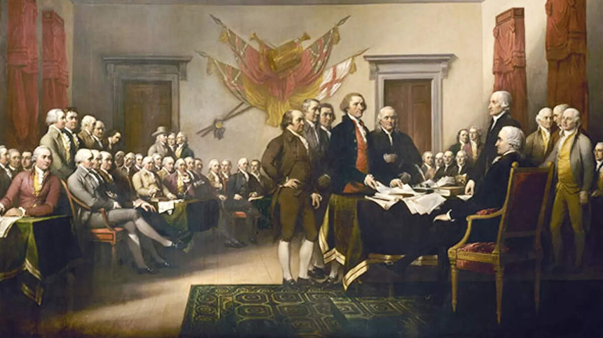 John Trumbull’s famous “Declaration of Independence” was a figment of the artist’s imagination. That’s not the only myth we believe about our founding.