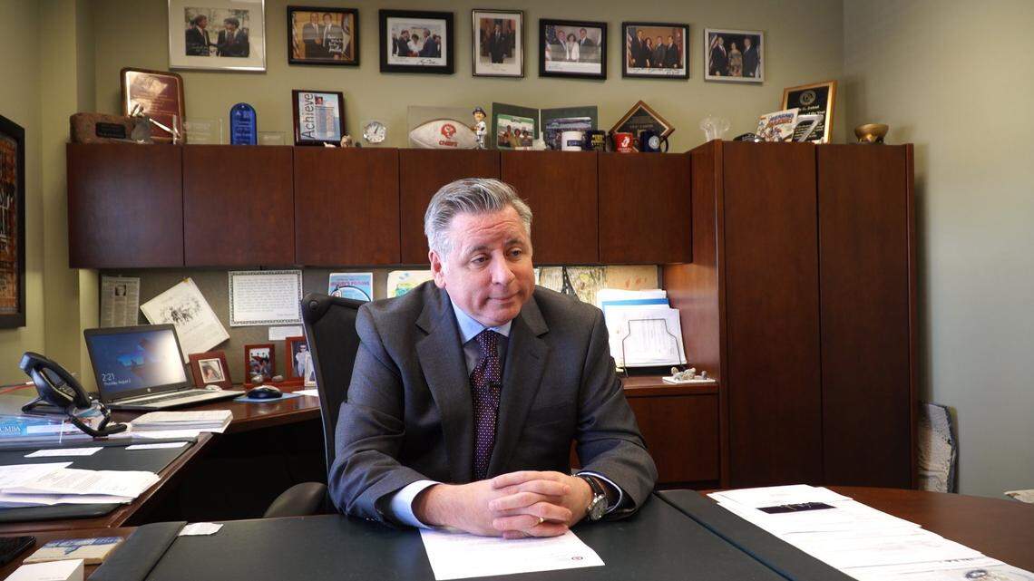 Platte County Prosecutor Eric Zahnd, shown here in 2018, has encouraged police to continue sending his office drug cases.