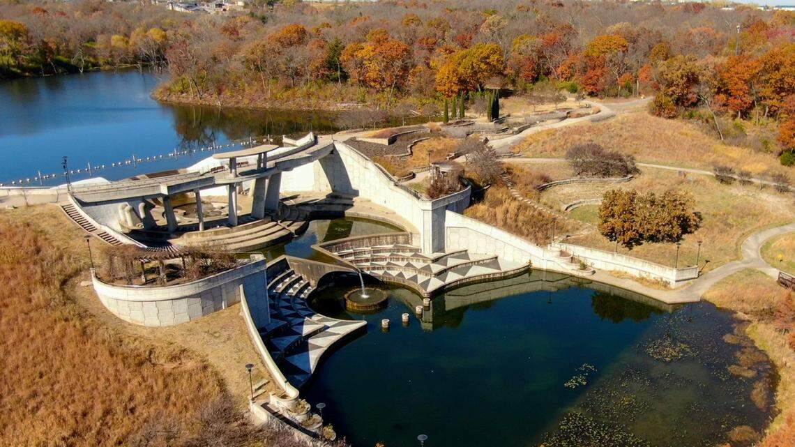 Black Hoof Park is filled with walking trails that surround Lake Lenexa, a 35-acre lake which offers boating and fishing, and features a unique dam and spillway. The 231-acre park is located at 9053 Monticello Rd., in ZIP code 66220 in Lenexa.
