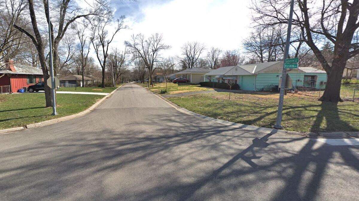 Two people are dead and another person was injured after shots were fired at a gathering inside a home in 11200 block of Booth Avenue in the Ruskin Hills neighborhood in south Kansas City. This Google Maps Street View image of the area is from 2019.