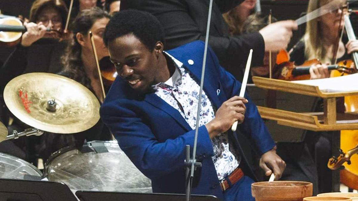 Josh Jones plays as the Principal Percussionist in the Kansas City Symphony, where he was on the tenure track from 2020 through 2023.