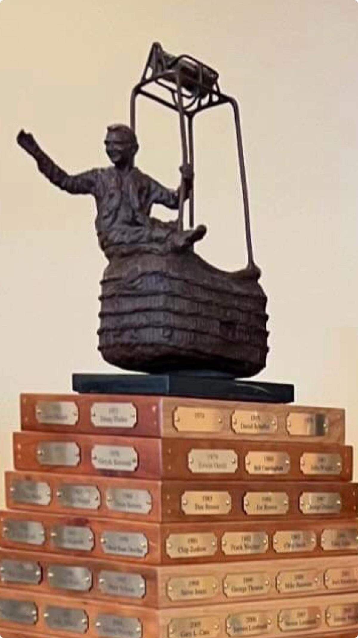 Championship trophy in 2024 for the hot air balloon competition at the Albuquerque International Balloon Fiesta.