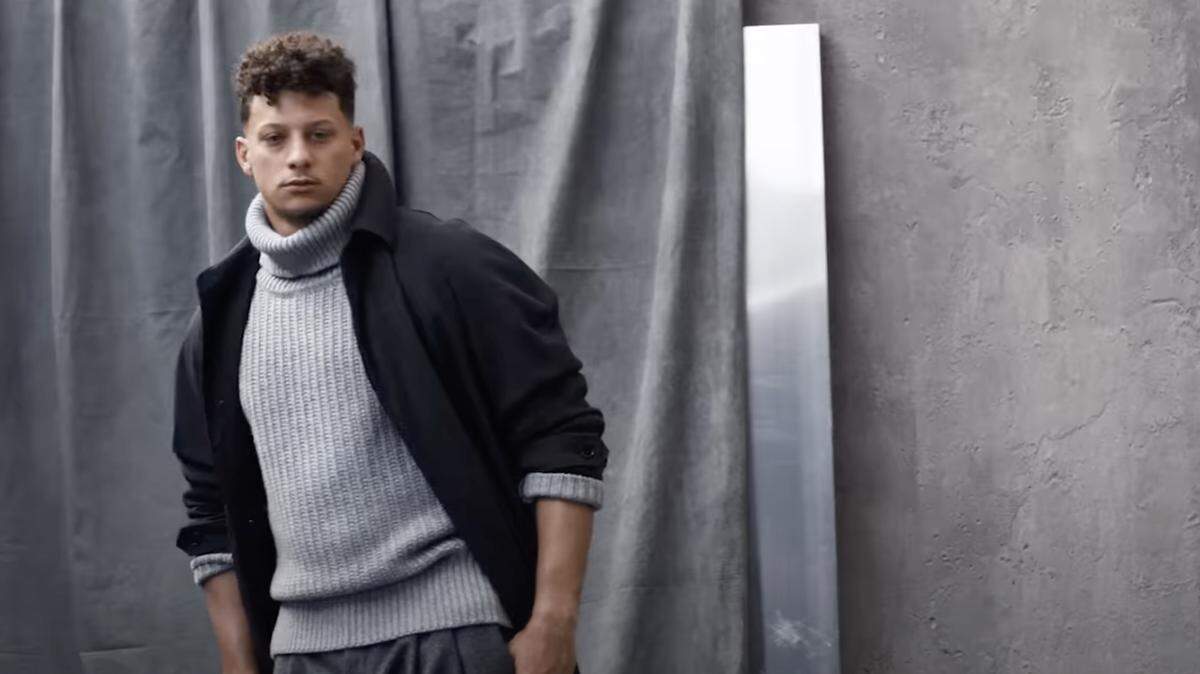 Chiefs quarterback Patrick Mahomes for Hugo Boss