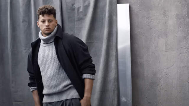 Patrick Mahomes stars in commercial for fashion house Hugo Boss ...