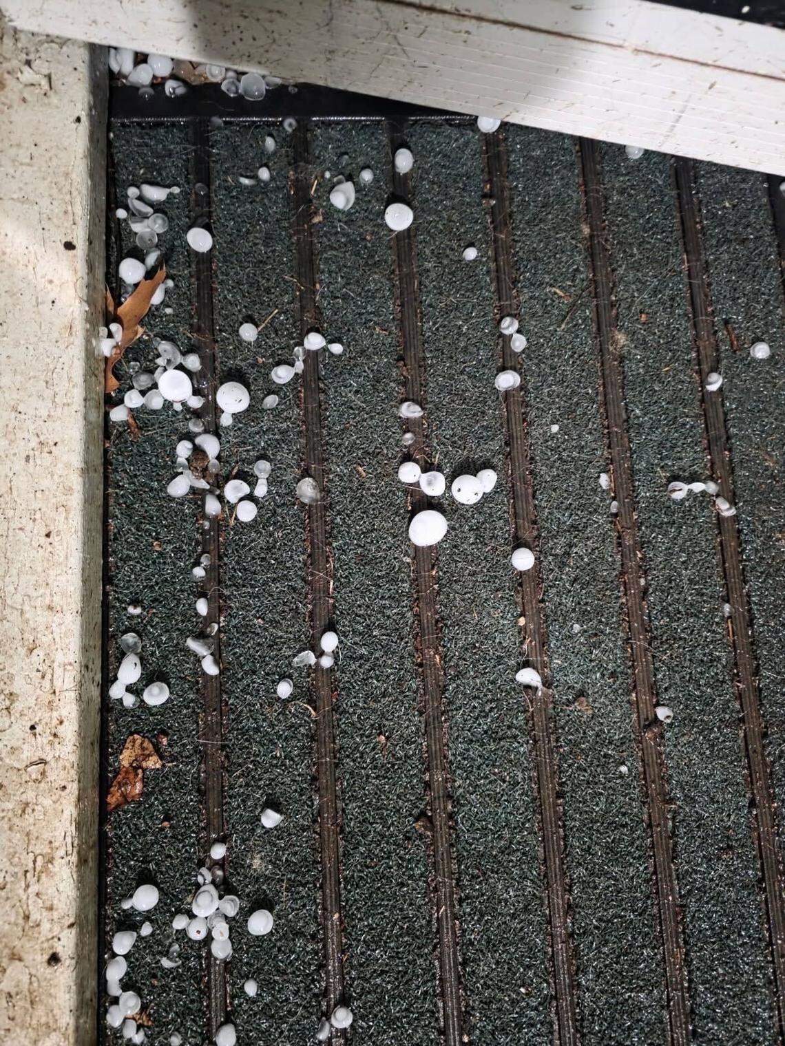 The National Weather Service placed Kansas City and Independence under a severe thunderstorm watch until 10 p.m. on March 10, during which Brendon O’Neal spotted marble-sized hail in Kansas City’s Waldo neighborhood.