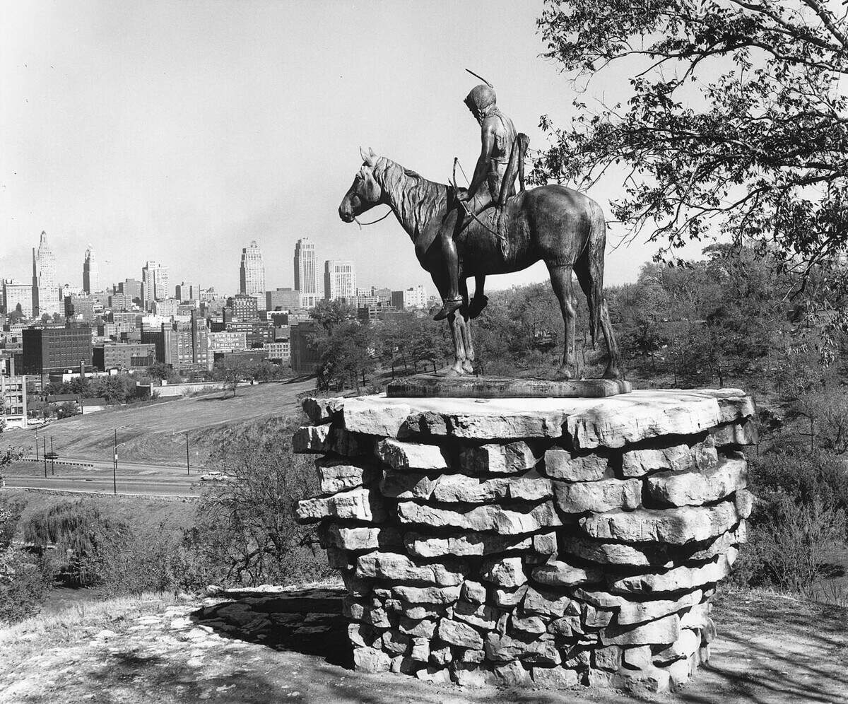 The Scout, ca. 1950s. The reins, bow, arrows, and feather are gone.