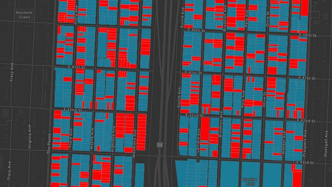 Interactive maps: Outside owners define Kansas City’s East Side, but not the west