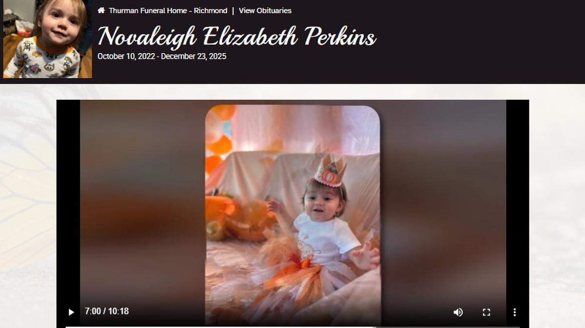 Police found a 3-year-old girl who died at a Higginsville hotel Dec. 23 had injuries that indicated she was abused prior to her death, according to court documents. Family identified the child as Novaleigh Elizabeth Perkins.