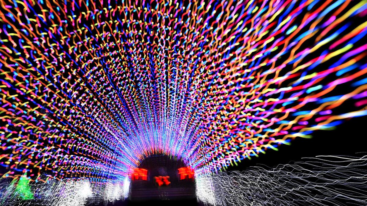 The annual Christmas in the Park at Longview Lake Campground features 1 million lights and 175 animated displays.