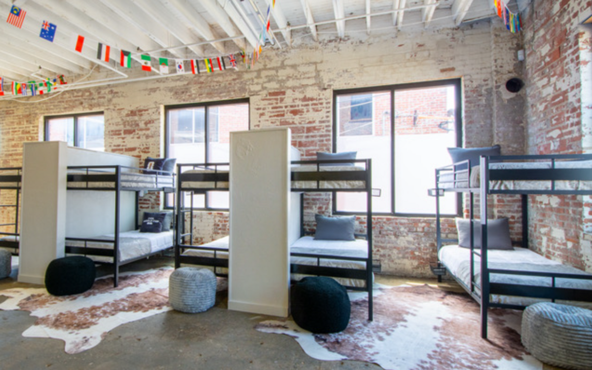 Promotional image of Open Doors’ new World Cup hostel in Kansas City, which will become the organization’s home for its efforts to curb homelessness after the event.