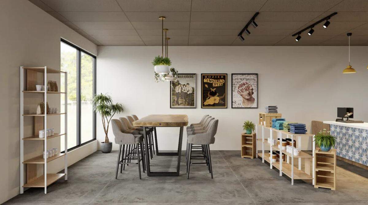 The new shop will have a “modern and cozy” vibe, owner Travis Seipel said.