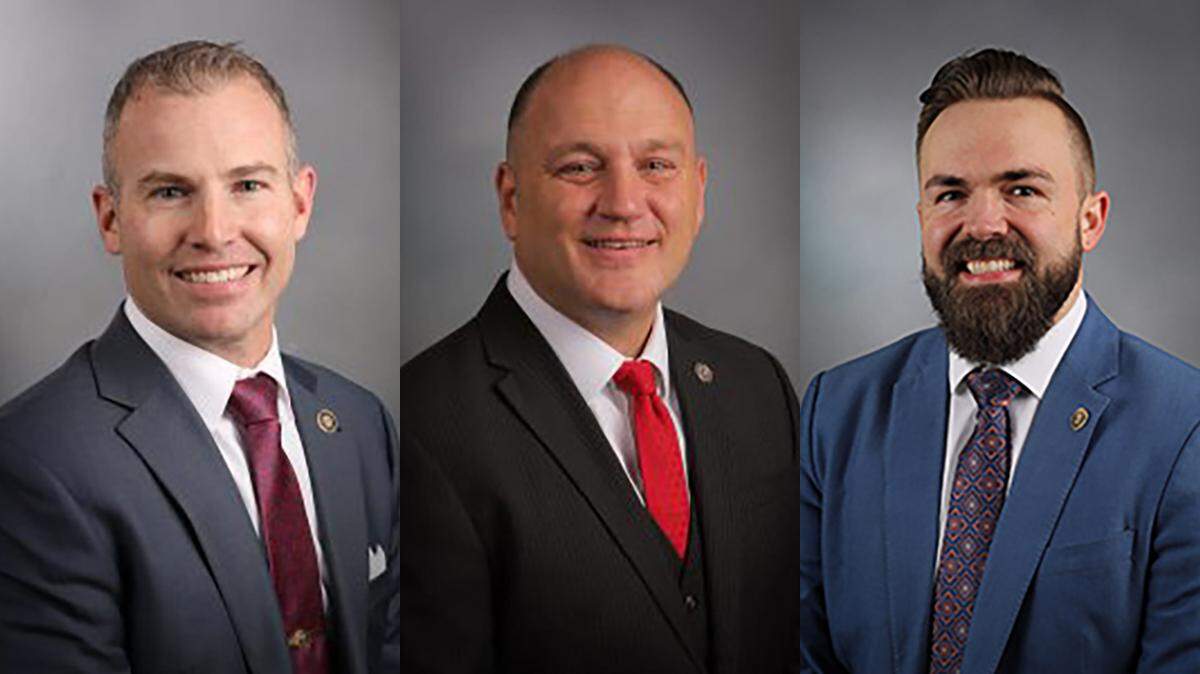 State Sens. Rick Brattin, Denny Hoskins and Nick Schroer circulated a photo of Denton Loudermill, falsely calling him an “illegal immigrant” who caused the Chiefs Super Bowl rally shooting.