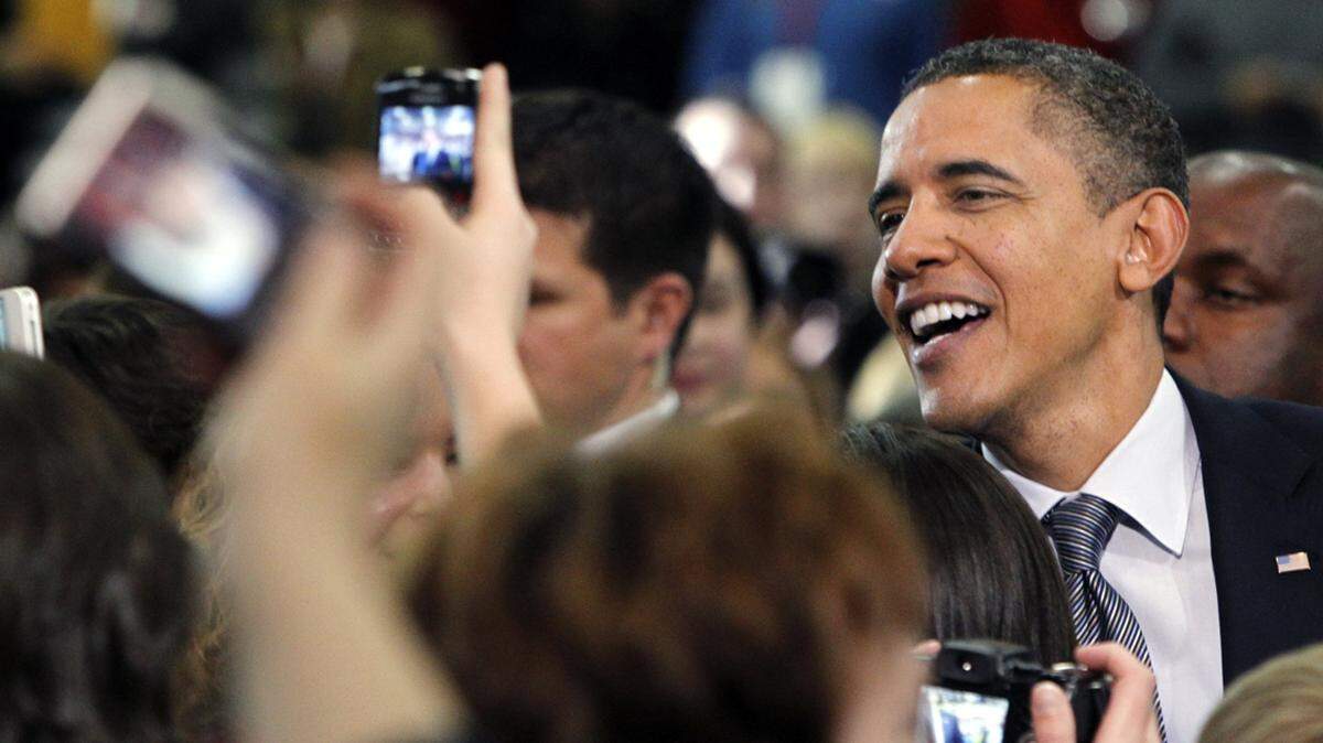 “This country succeeds when everyone gets a fair shot,” he told an Osawatomie audience. “These aren’t Democratic values or Republican values.”