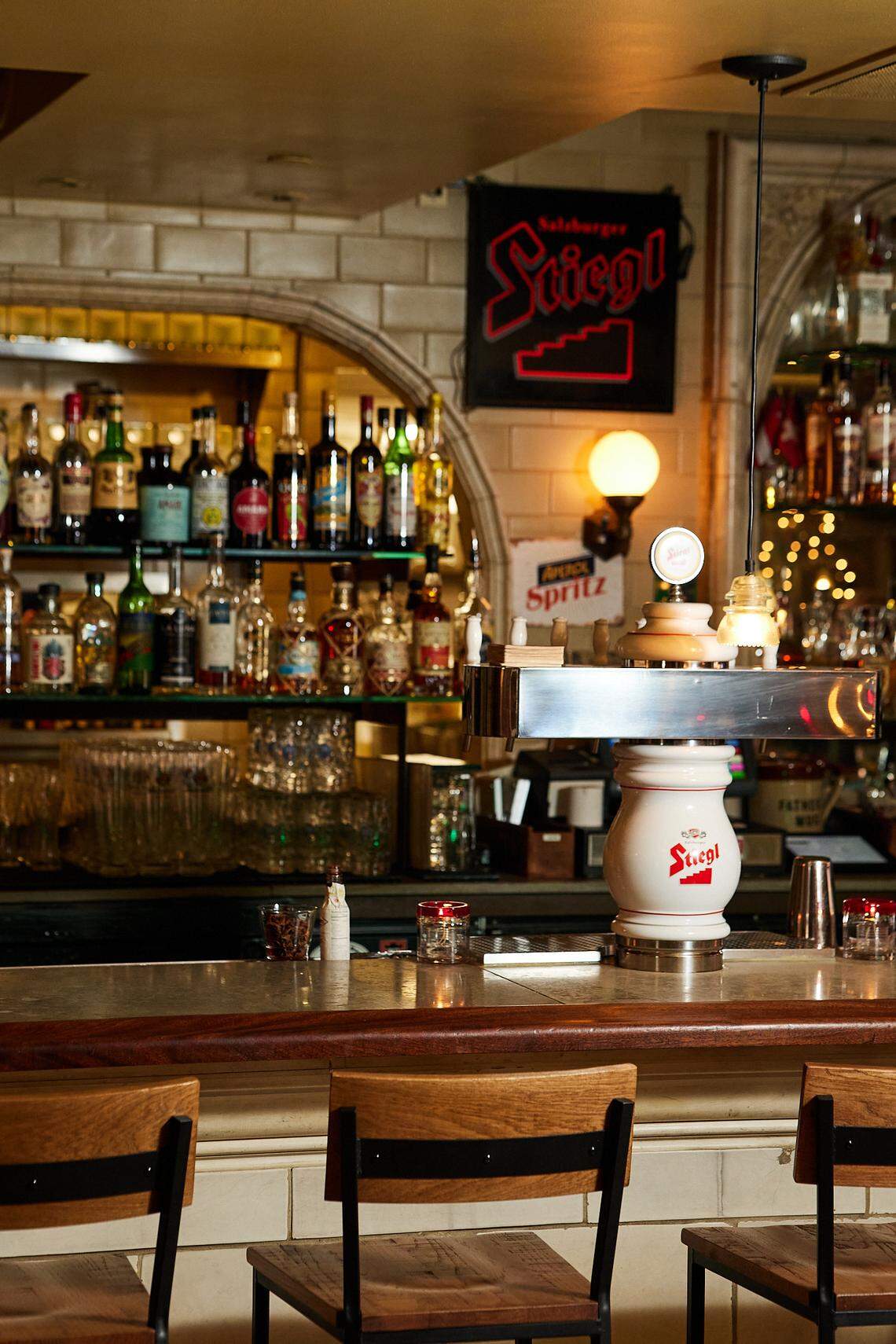 Grünauer is a family owned Austrian restaurant in downtown Kansas City.