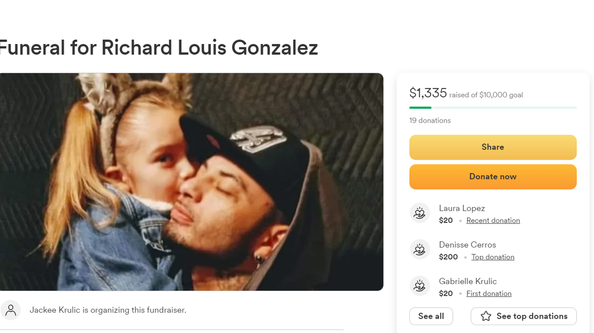 Loved ones are raising money for the family of Richard Louis ‘Rico’ Gonzalez, who was fatally shot Saturday in Kansas City.