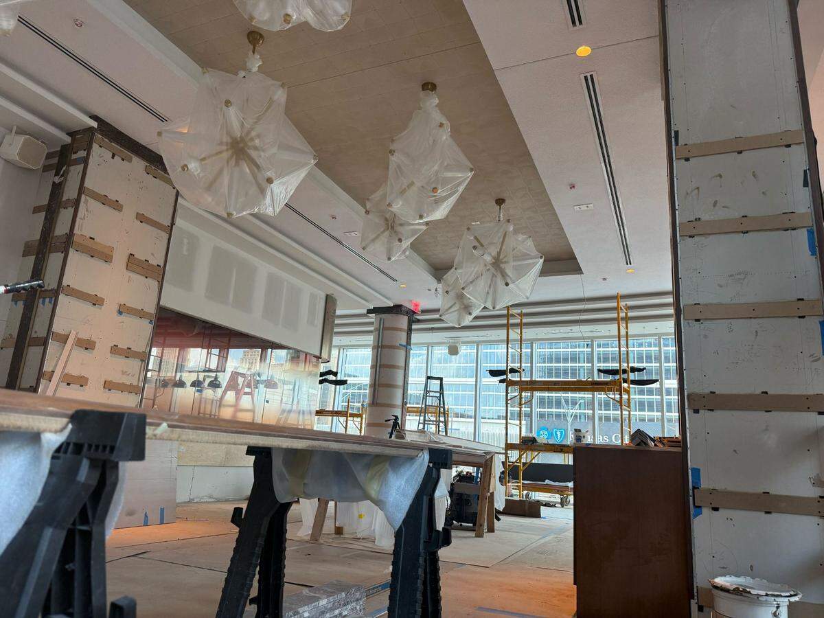 1587 Prime, a new steakhouse from Patrick Mahomes and Travis Kelce, is expected to open in late summer, management said during a media tour on Tuesday, June 24.