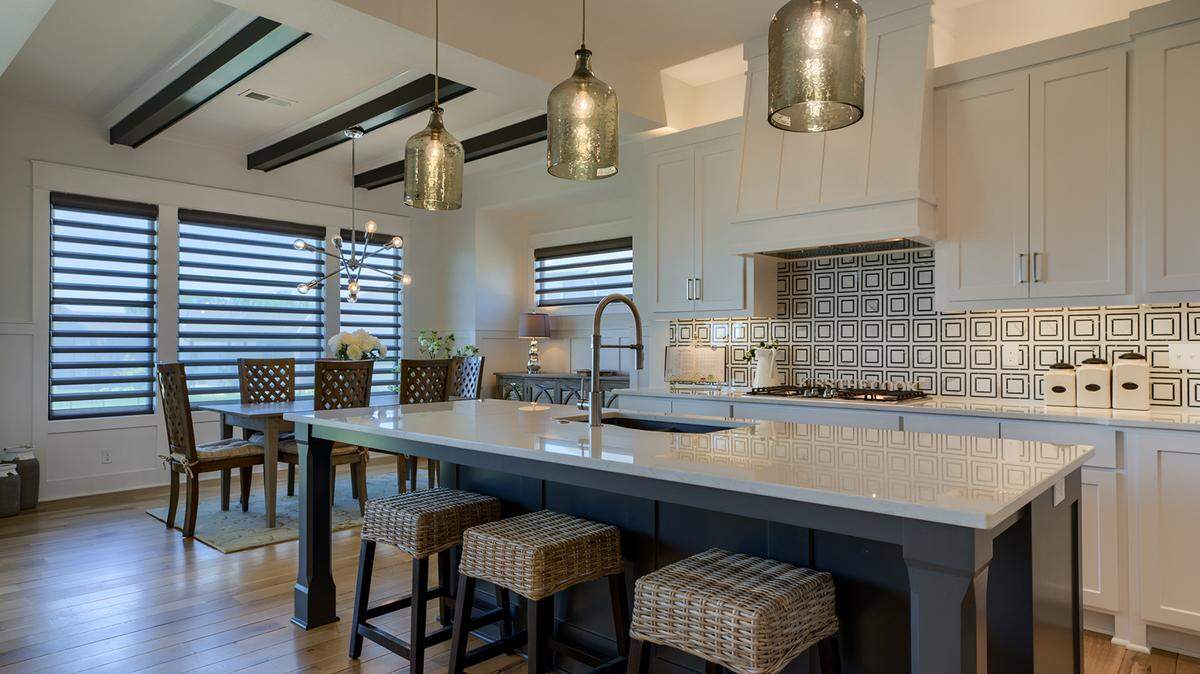 Rodrock’s Stonebridge has more than 60 incredible homes under construction within its various neighborhoods. The award-winning Chesapeake II.1 by Hilmann Home Building is delightfully designed, fully furnished, and open to tour 7 days a week in Stonebridge Park and gives buyers a fantastic idea of what’s possible within the family-favorite community.